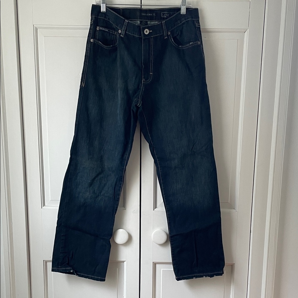 Calvin Klein Jeans Men's Dark Blue Relaxed Fit